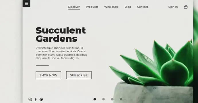 diseño web minalista