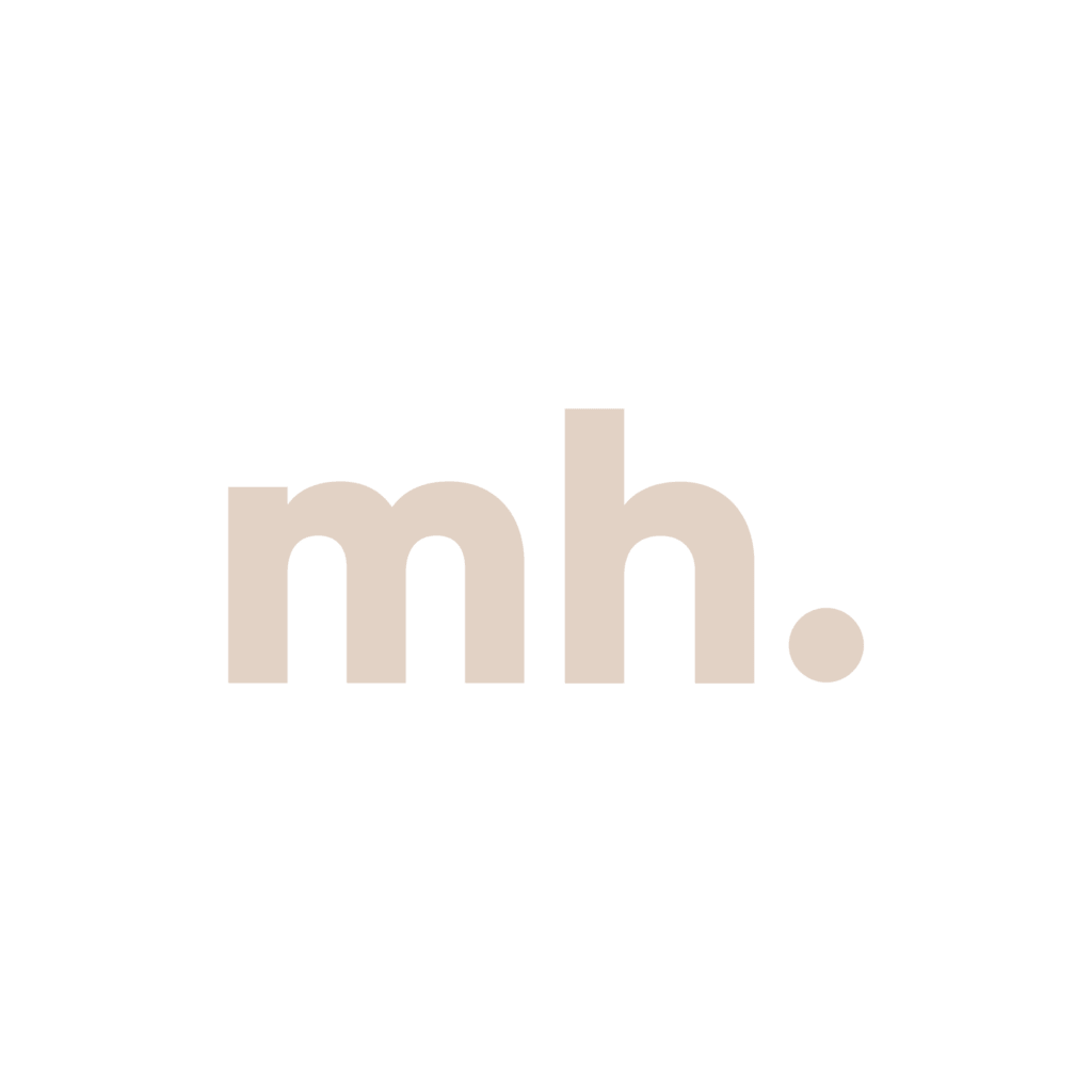 Logo marketinhouse. Imagotipo mh sand