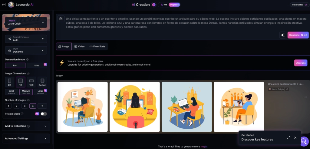 generar imagenes con leonardo ai