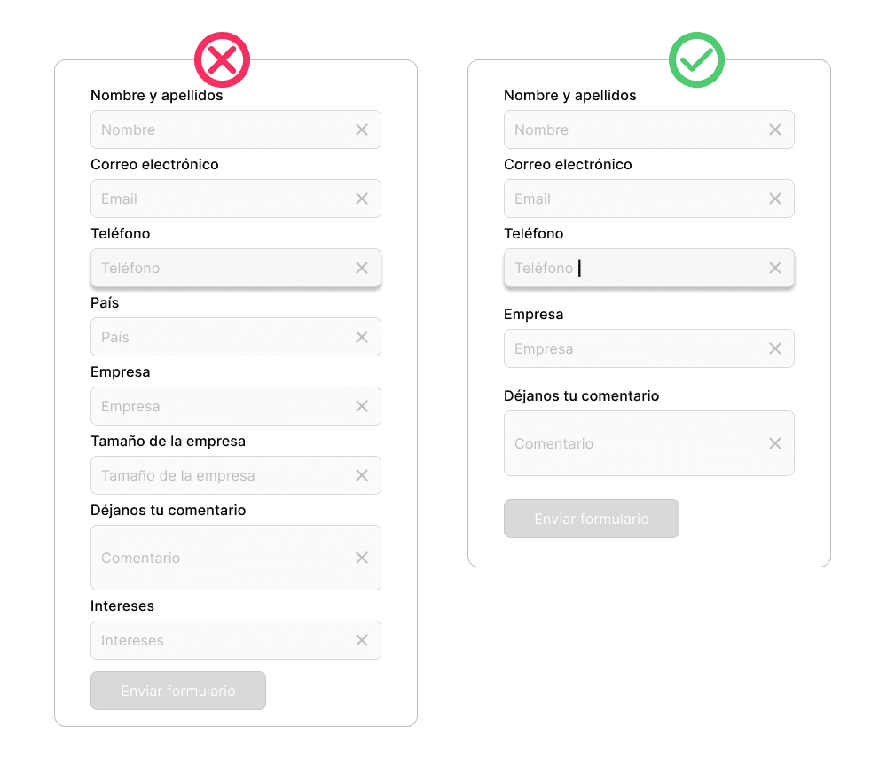 diseñar formularios ux ui