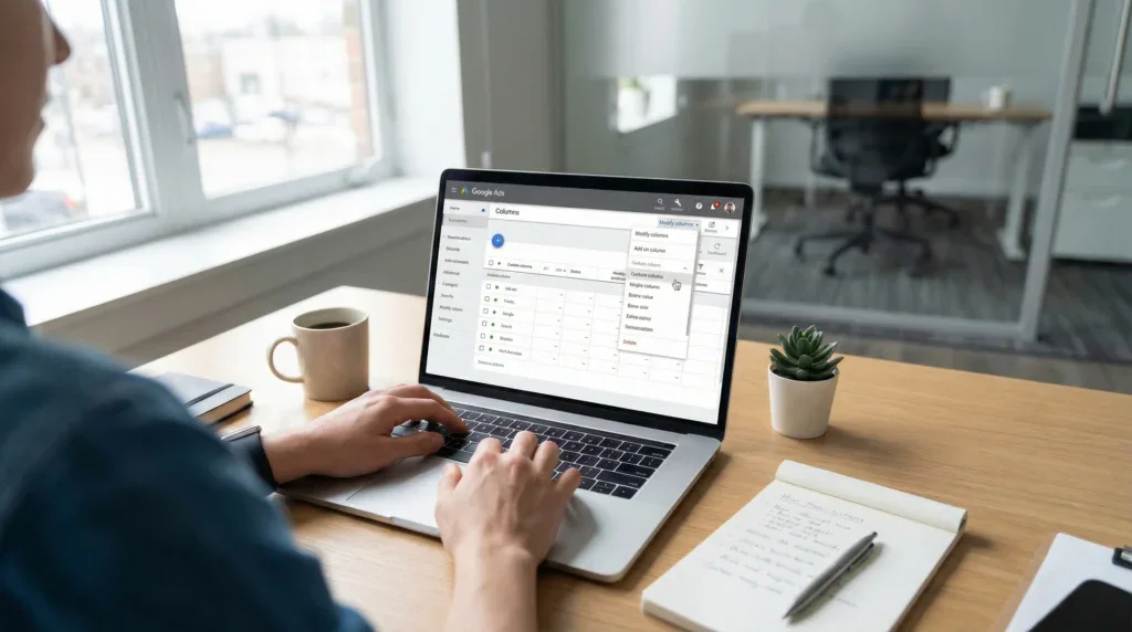 google ads columnas personalizadas