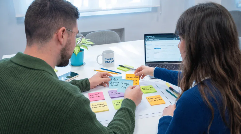 especialistas en ppc eligiendo si usar pmax o demandgen