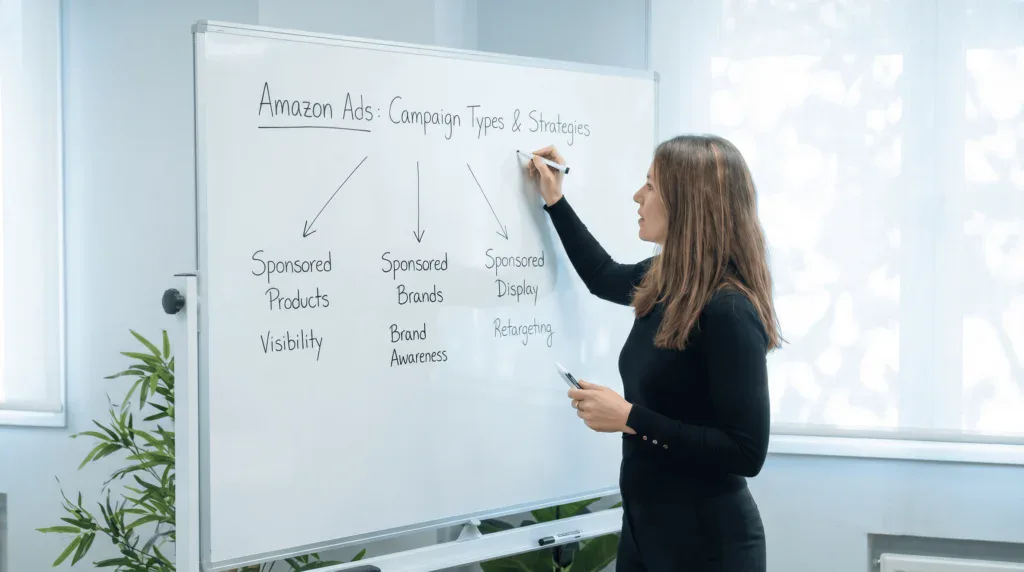 especialista analizando qué campaña de google ads elegir para la estrategia
