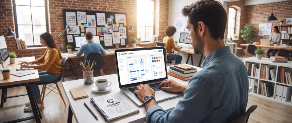 crear sistema de diseño con claude horizontal